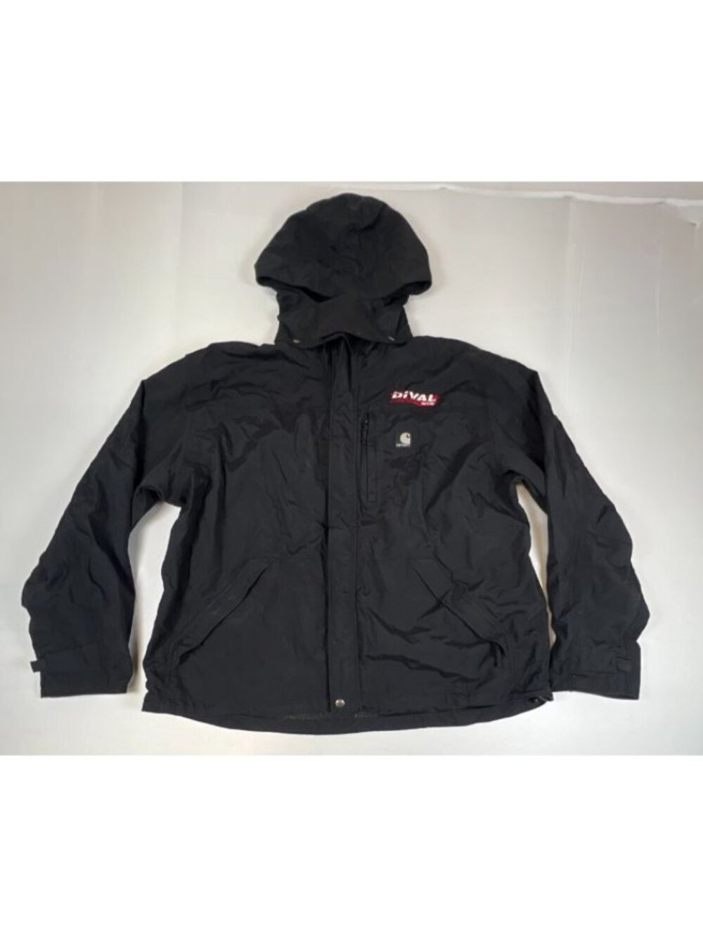 Carhartt J162 Shoreline Waterproof Rain Jacket Black Men XL
